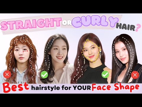 STRAIGHT or CURLY Hair? Best Hairstyles for Your FACE | Watch This BEFORE You PERM Your Hair!