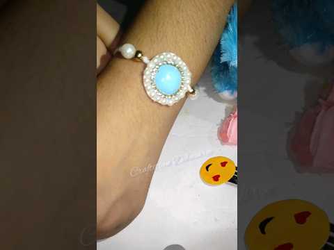 my handmade rakhi ☺ | #shorts #rakhimaking #trendy #ytshorts