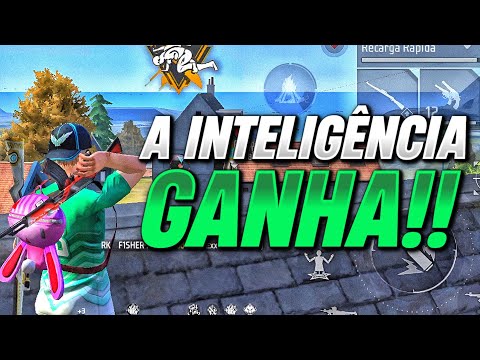 JOGANDO NA INTELIGÊNCIA🤓IPhone XR💚HIGHLIGHTS EM CAMPEONATOS DE FREE FIRE💙