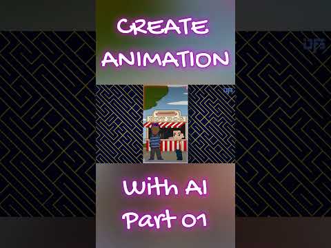 How to create animation cartoon video with AI #shorts