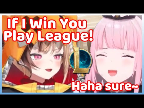 If Gigi Win This Battle Calli HAS TO Play League of Legends with Her! (Hololive)