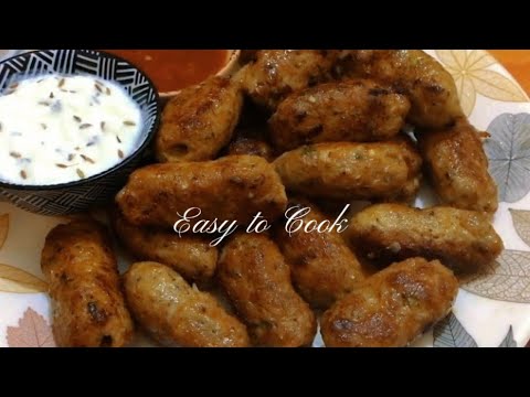 Just 10 Minutes Snack Recipe| Seekh kabab|Recipes For Snacks Easy & Quick Ready At Home