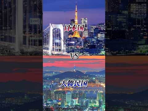 【日本vs韓国】TOP7都市人口勝負!!! 接戦を繰り広げる!!! 果たして勝つのは?!￤#おすすめ #地理系 #都市比較 #強さ比べ