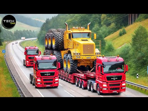 Extreme Dangerous Monster Truck Driving Skills | Oversize Load Heavy Equipment Working #22