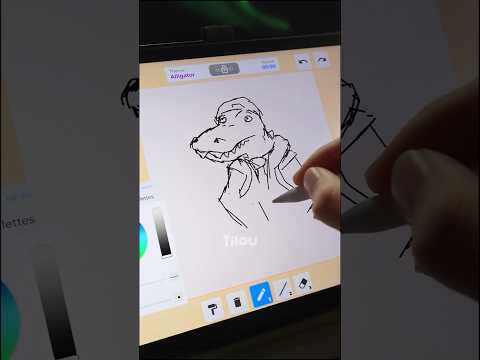 Roblox Speed Draw on iPad! 🐊 | Tilou