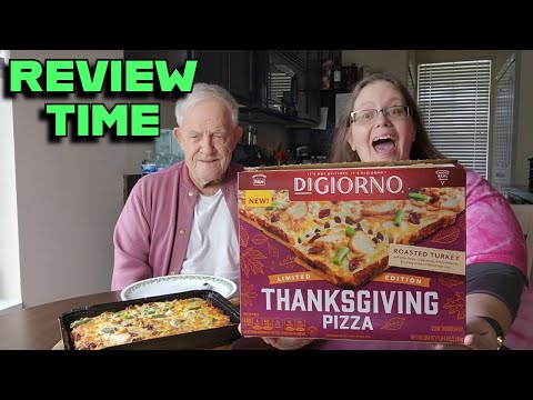 DiGiorno Thanksgiving Pizza Review #foodreview #honestfoodreviews #digiorno #pizza #pizzareview