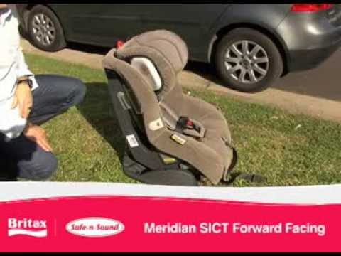 Britax Safe-n-Sound Meridian SICT: How To Install Forward-Facing