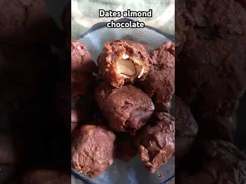 Dates almond chocolate#khajoorrecipe#food#foodies#asmrfood#shorts#cooking#delicious#tastychocolates