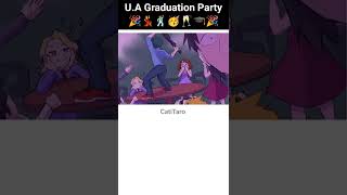 MHA Graduation Party 😂😂 #short #anime #memes #mha