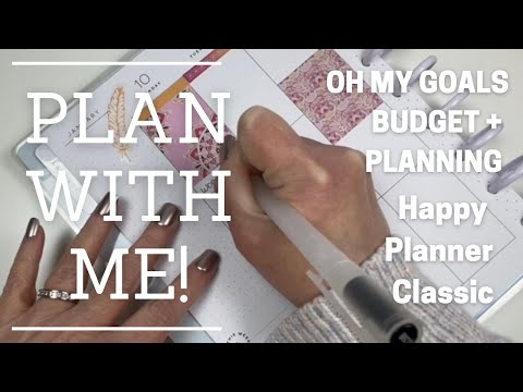 PLAN WITH ME in my Happy Planner Classic | Weekly Overview | Vertical Layout