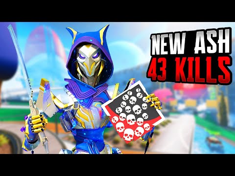 NEW ASH SKIN 43 KILLS & 8400 DAMAGE IN TWO GAMES (Apex Legends Gameplay)