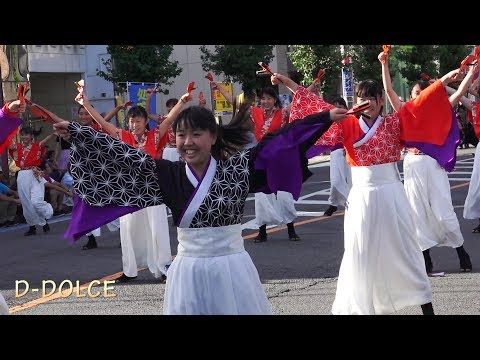 【山村国際高校 鳴子連】坂戸・夏よさこい #24 2018/8/18 よさこい祭り #よさこい