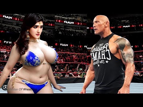 🔥The Rock vs. Aarushi | WWE Raw Full Match🔥