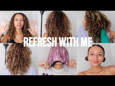 WEEKLY CURLY HAIR ROUTINE // 3A CURLS