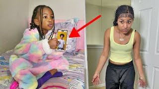 LITTLE SISTER GOES THROUGH BIG SISTER PHONE AND FINDS OUT HER SECRETS!!