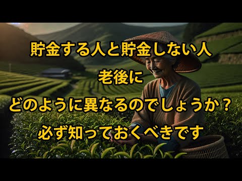 貯金する人と貯金しない人の老後の違いとは？老後にほとんどの人が知らない真実