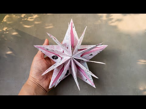 3D Star | How to make a Paper Star | Christmas Decorations | Home Decor