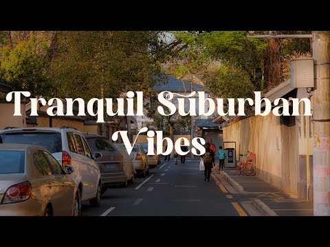 Tranquil Suburban Vibes 🌇 Relaxing Lofi Mix for Peace and Focus