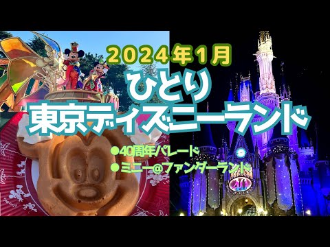 2024年1月ひとり東京ディズニーランド