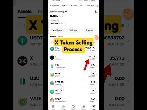 X Empire X Token Selling Process || X Coin Sell to Bank Transfer #xtoken #xempire #shorts