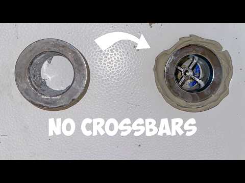 Tub Drain Removal and Install - no Crossbars