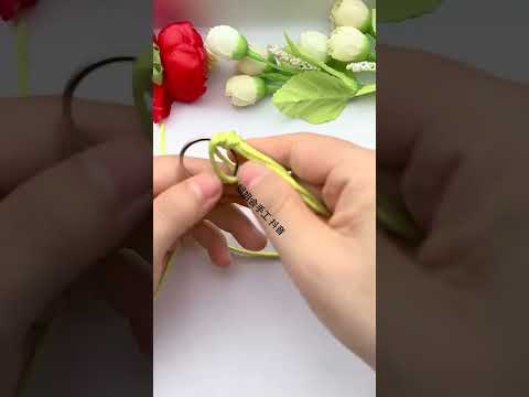 This braiding method is amazing. Knot tutorial, practical knot fancy knotting, pendant jewelry k