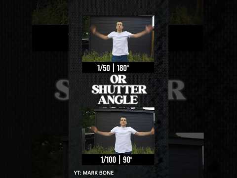 What's Better Shutter Speed Or Shutter Angle?