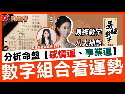 分析身份證命盤【感情運、事業運】︱詳細分析延年、生氣、天醫、伏位、禍害、六煞、絕命、五鬼的影響《#陸鏡宇數字解密︱第73集》CC字幕︱數字能量︱數字磁場︱數字易經︱FMTV