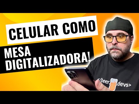 Como TRANSFORMAR seu ANDROID numa MESA DIGITALIZADORA - 2024