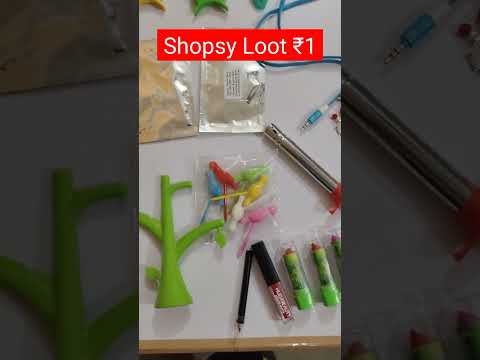 ₹1 Loot | shopsy 1 rs product unboxing | Free products unboxing | #shorts