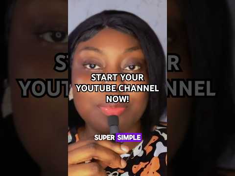 Start your YouTube Channel today #youtubetips #howtogrowyoutubechannel