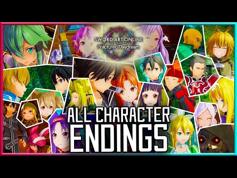 All Unique Character & Special Endings [Part 25] - Sword Art Online Fractured Daydream