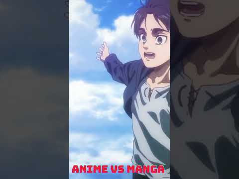 Manga vs Anime | Shingeki no Kyojin | Attack on Titan Season 4 Part 3🔥#attackontitanseason4 #shorts