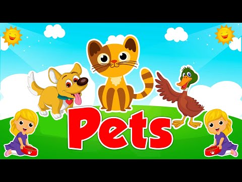 Pets Name - Kids Vocabulary - Learn English for Kids - English Educational Video