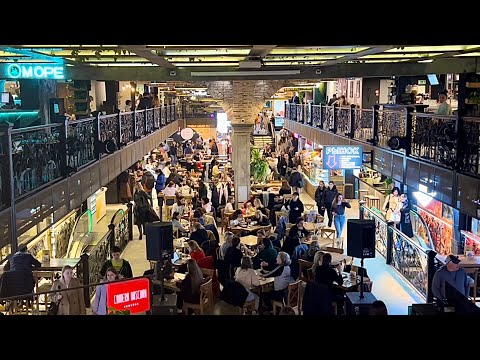 Lunch at Central Market in Moscow, Russia🇷🇺