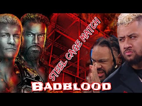 The Returns To Help Roman Reigns in Steel Cage in BAD BLOOD Highlights Today | WWE Live 2024 6 Oct