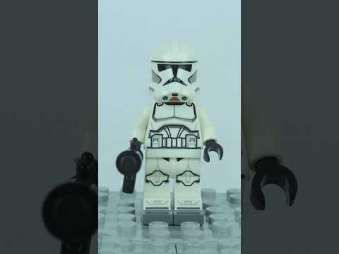 Phase 2 Republic Clone Trooper with rifle from LEGO Star Wars Clone Trooper Battle Pack 75372