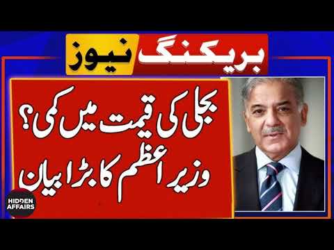 PM Shehbaz Sharif Made Big Statement About Electricity Prices