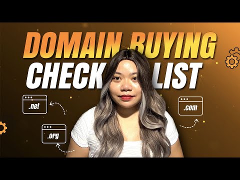 Domain Buying Checklist 2025