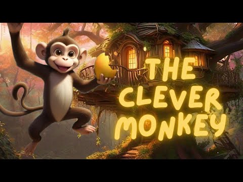 The Clever Monkey 🐒 @reebcreations 💞 #cartoon #kidscontent #trending #bedtimestories #monkey