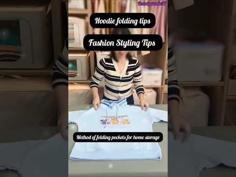 Best Folding Hacks for Practical & Beautiful Clothes! #Shorts