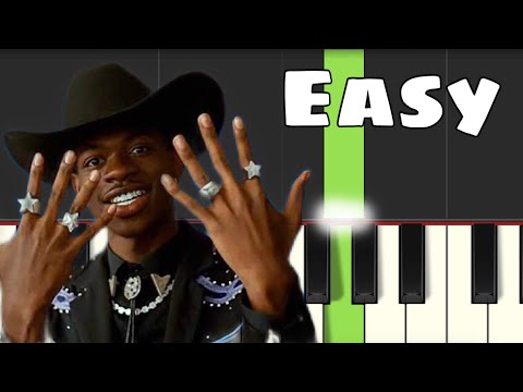 Old Town Road | EASY Piano Tutorial