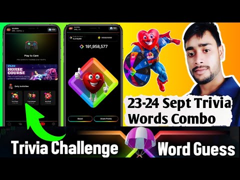 23 sept Blove Dapp Trivia challenge & words guess combo | BLove Dapp | Sourav info king