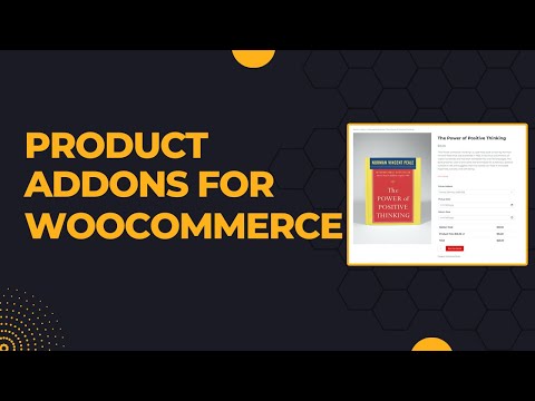 How to add product addons for your woocommerce products