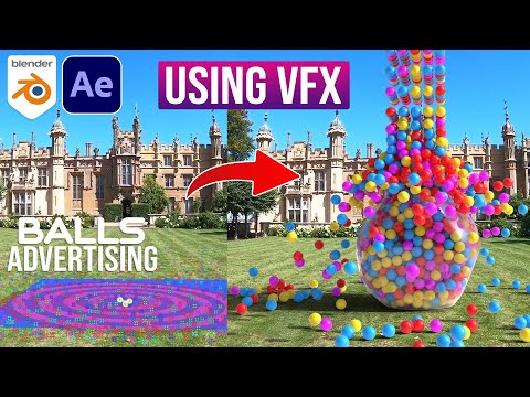 Blender VFX 5000 Bouncy Balls Animation In Blender | Blender VFX Tutorial