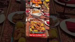 New Year's Eve Dinner 2023 #shorts #shortsvideo #youtubeshorts #newyear #food