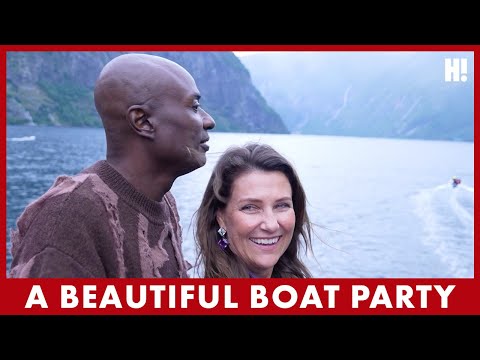 EXCLUSIVE: The wedding boat party of Princess Märtha Louise and Durek Verrett | HELLO!