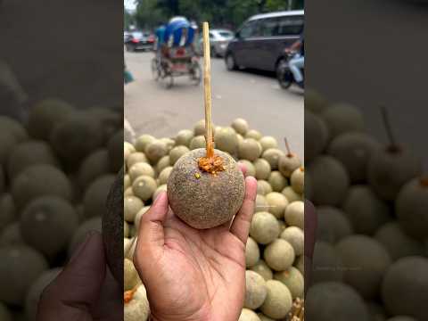 Tasty Masala Bel or Wood Apple!Mouth Watering Street Food #shorts #fruits #streetfood #viral