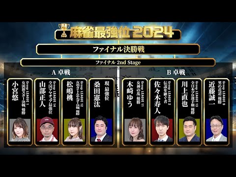 麻雀最強戦2024ファイナル 1st Stageハイライト