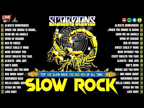 Scorpions, Bon Jovi, Aerosmith, GnR, Sheryl Crow - Greatest Slow Rock Songs Of All Time - Live 02